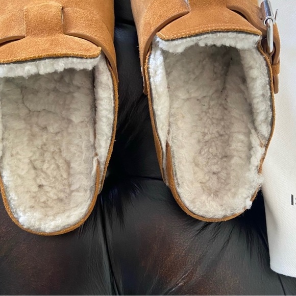 Isabel Marant shearling mules cognac size 39 or 8.5 - Picture 5 of 8